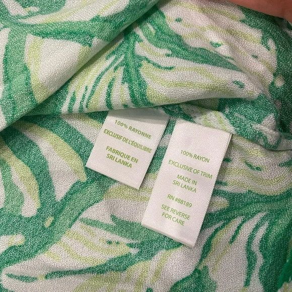 Lilly Pulitzer Jane Shift Dress Partial Zip Toucan Green Coco Loca Print Size 00 - Picture 7 of 11